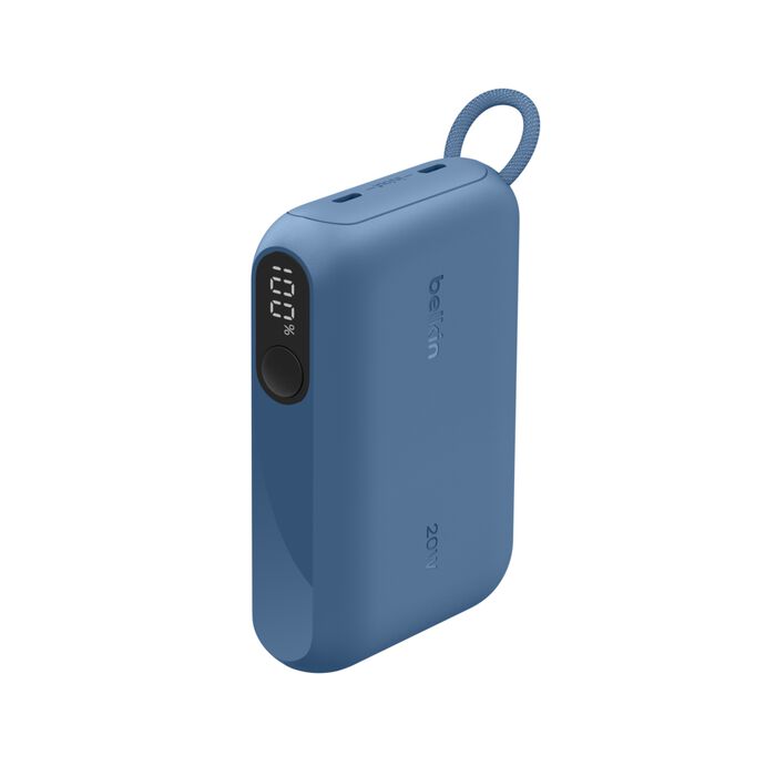 Belkin BoostCharge | 10.000mAh-powerbank met display (20W) - Blauw