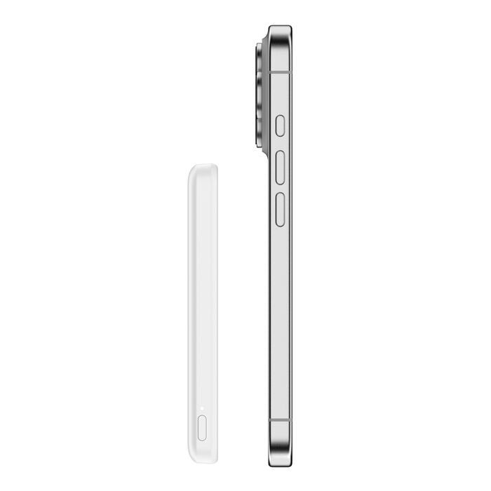 Belkin BoostCharge | Batterie externe magnétique 5.000mAh Slim - Blanc