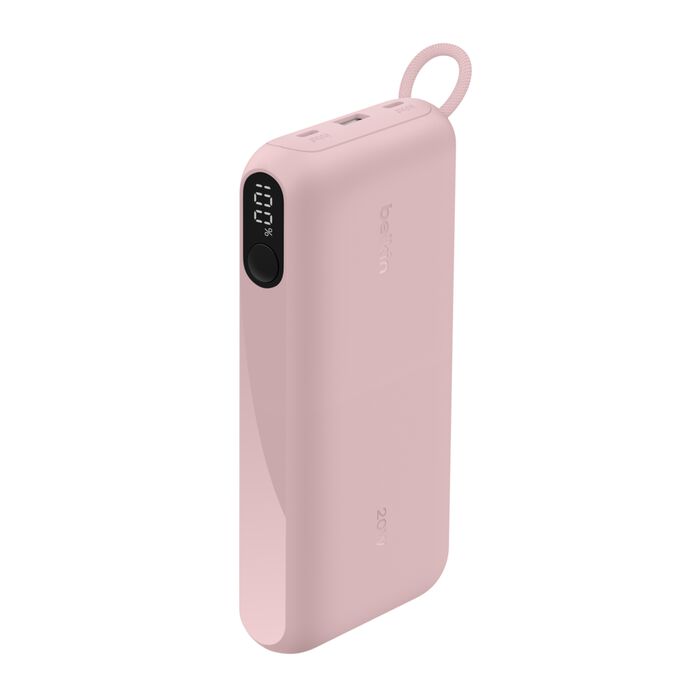 Belkin BoostCharge | 20.000mAh-powerbank met display (20W) - Roze