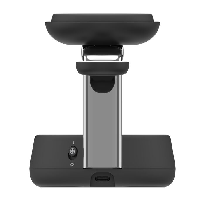 Belkin UltraCharge Pro | 3-in-1 magnetisch laadstation met Qi2 (25 W) - Charcoal