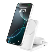 Belkin UltraCharge Pro | 2-in-1 uitklapbare magnetische lader met Qi2 (25W) - Wit