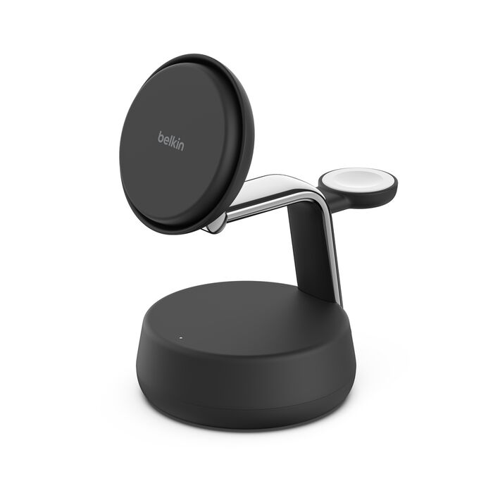 Belkin UltraCharge Pro | 3-in-1 magnetisch laadstation met Qi2 (25 W) - Charcoal