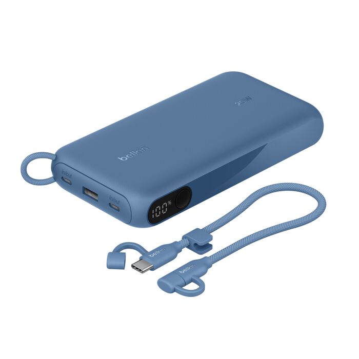 Belkin BoostCharge | 20.000mAh-powerbank met display (20W) - Blauw