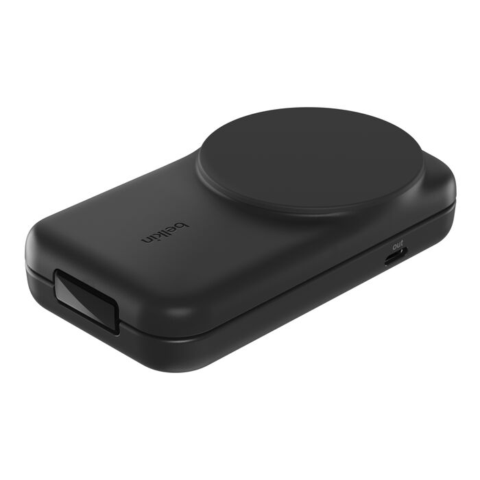 Belkin UltraCharge Pro | 2-in-1 uitklapbare magnetische lader met Qi2 (25W) - Zwart