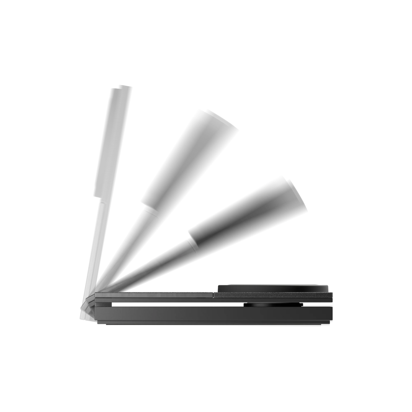 Native Union Rise | 3-en-1 chargeur magnétique sans fil avec Qi2 - Noir