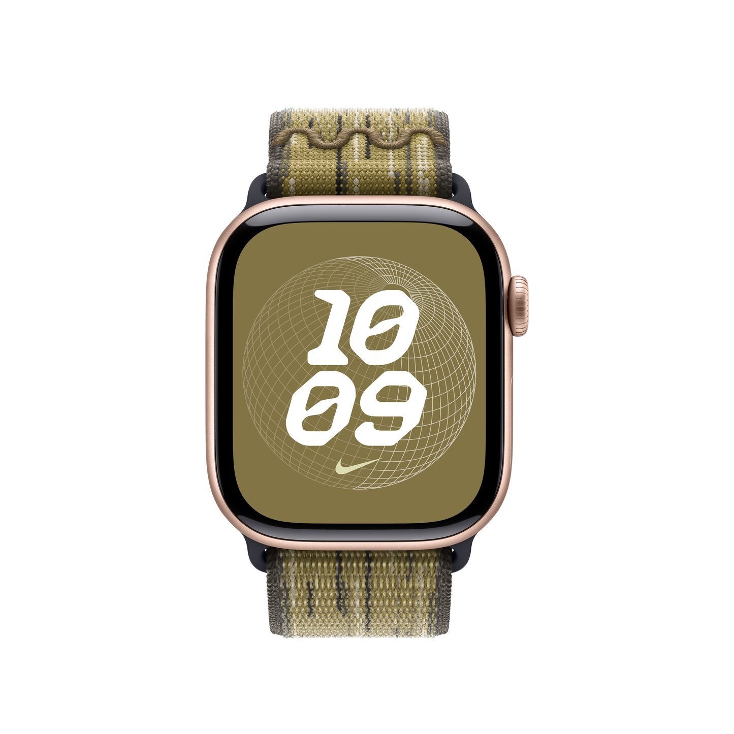 EOL Geweven sportbandje van Nike - Groen/grijs (40 mm)