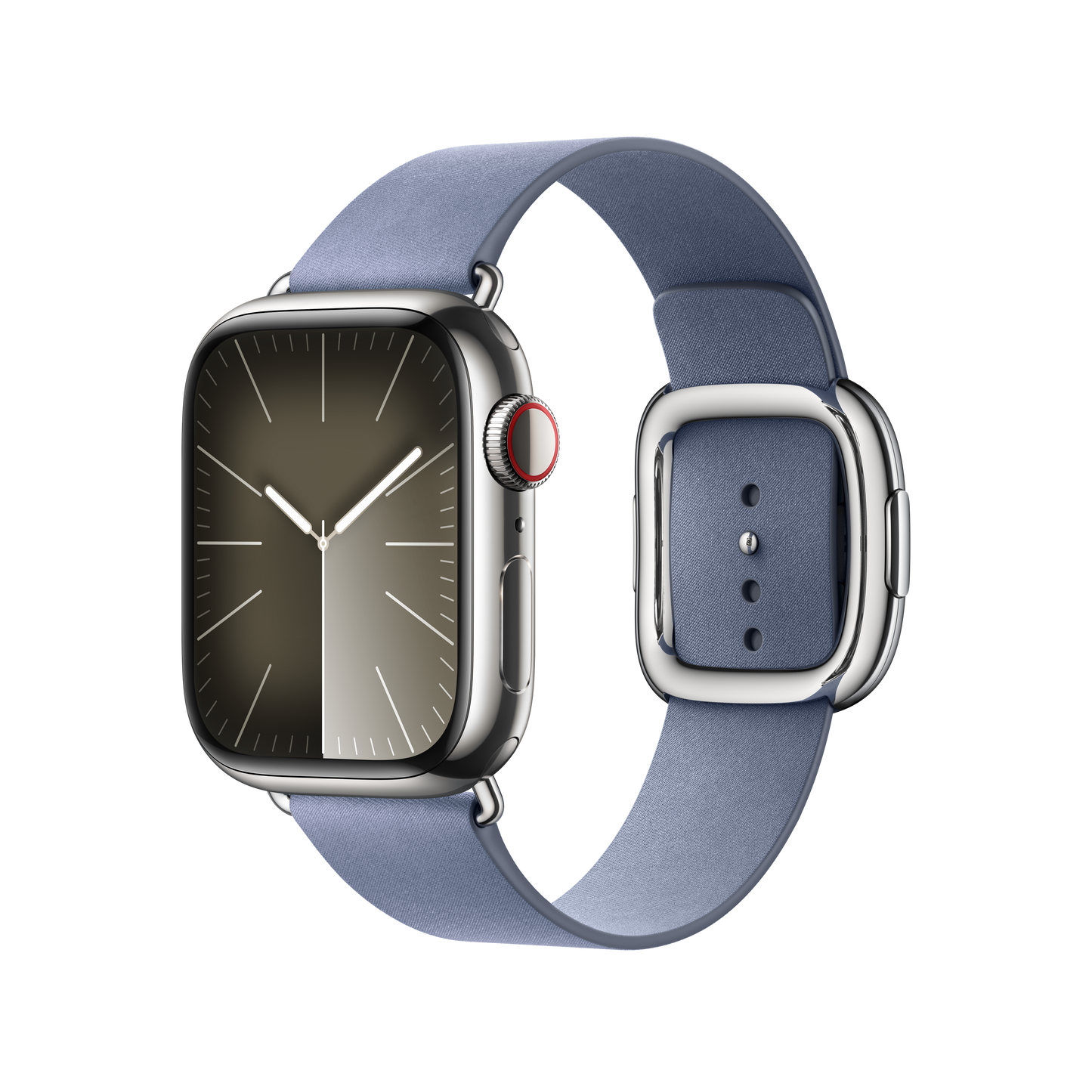 EOL Lavendelblauw bandje, moderne gesp (41 mm) - Small