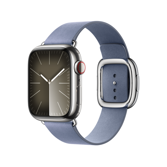 EOL Lavendelblauw bandje, moderne gesp (41 mm) - Small