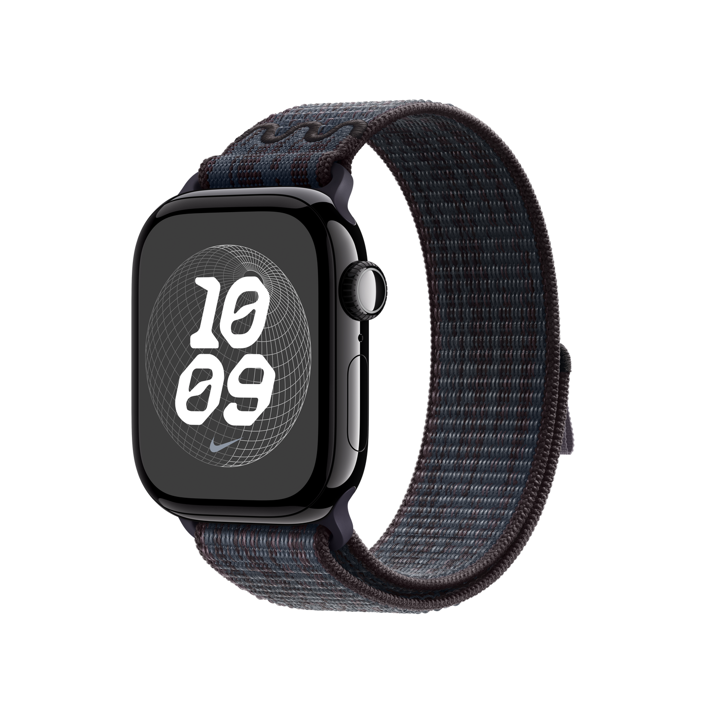 EOL Geweven sportbandje van Nike - Zwart/blauw (42 mm)