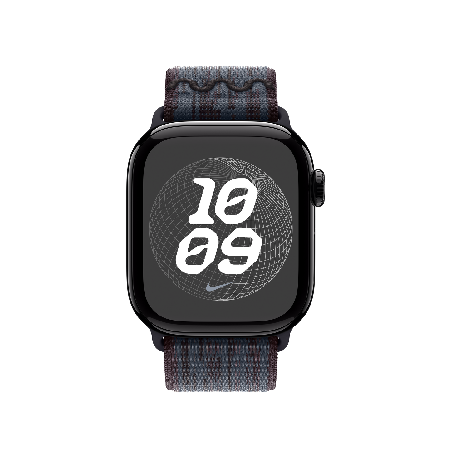 EOL Geweven sportbandje van Nike - Zwart/blauw (42 mm)