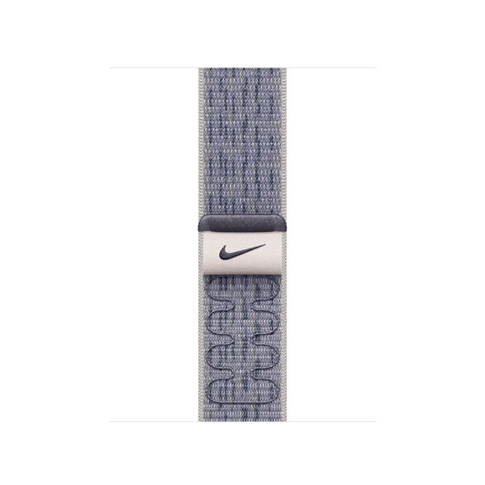 EOL Geweven sportbandje van Nike - Grijs/blauw (42 mm)