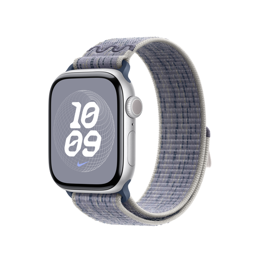 EOL Geweven sportbandje van Nike - Grijs/blauw (42 mm)