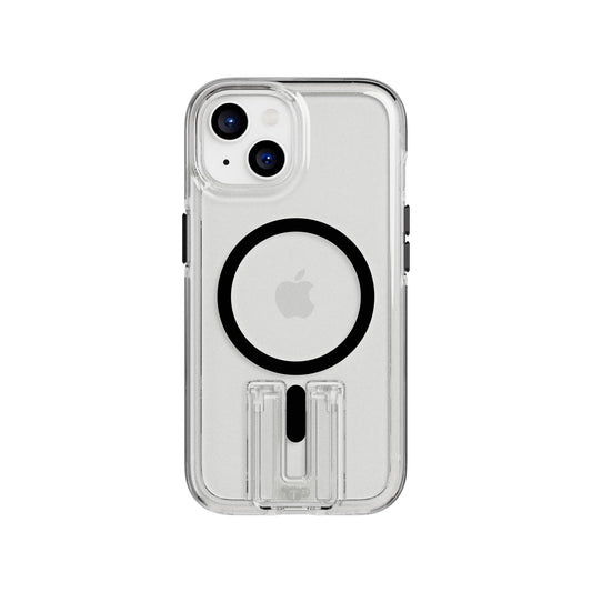 Tech21 Evo Crystal met MagSafe voor iPhone 15 - Transparant/Zwart