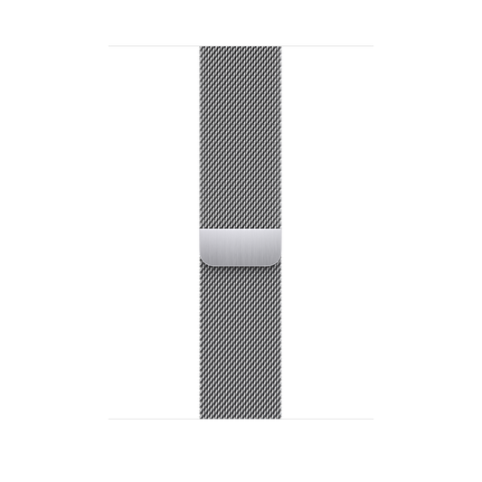 Zilverkleurig Milanees bandje (45 mm)