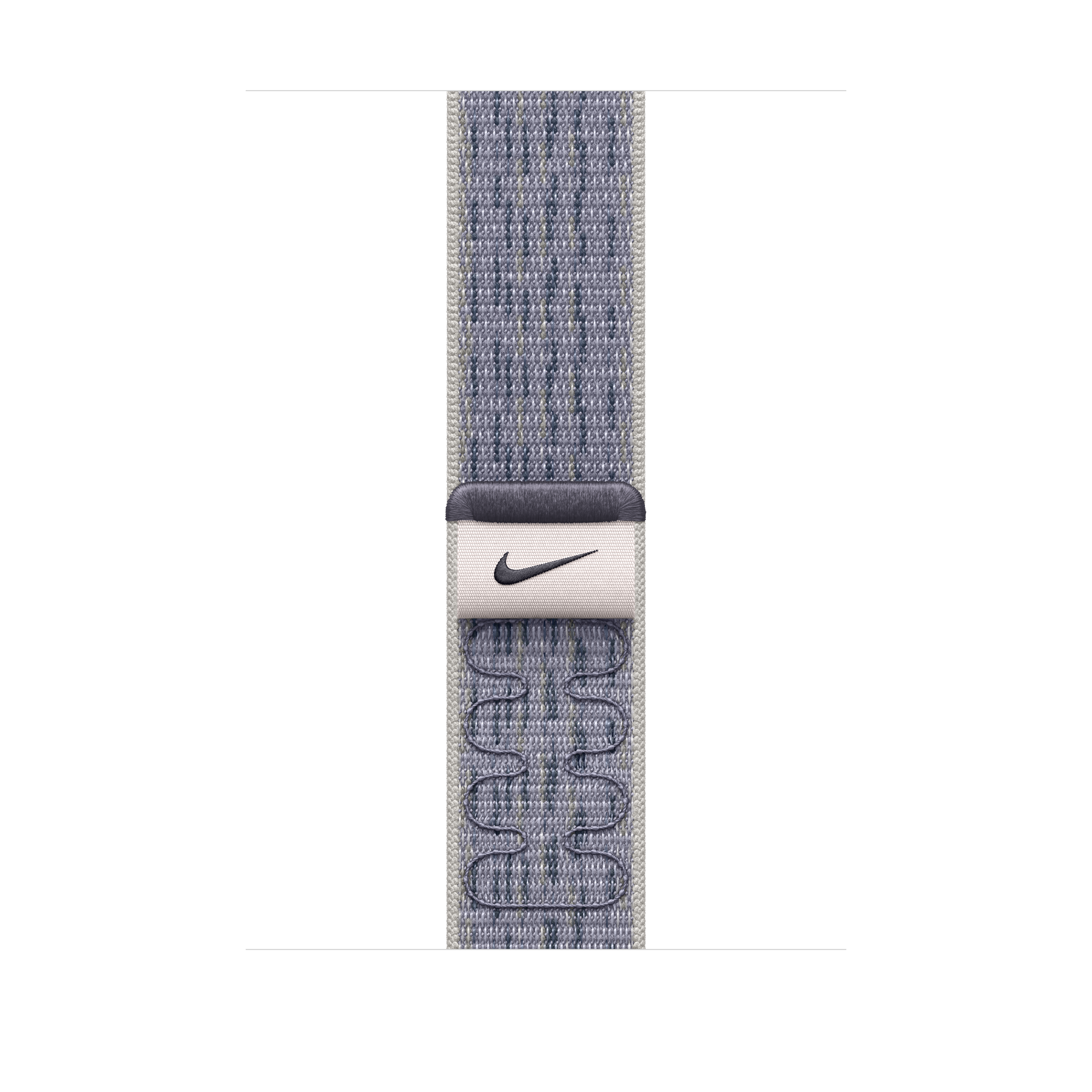 Geweven sportbandje van Nike - Grijs/blauw (46 mm) – Lab9