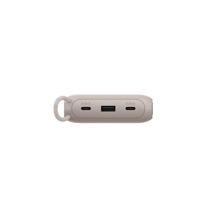 Belkin BoostCharge | Batterie externe 20.000mAh avec écran intégré (20W) - Pierre de grès
