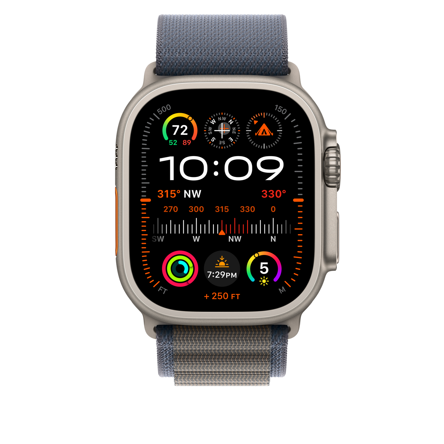 EOL Boucle Alpine bleu 49 mm - Large