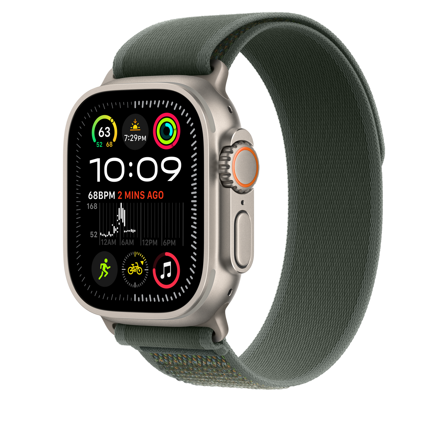 EOL Boucle Trail - Vert (49 mm) - M/L - Titane naturel