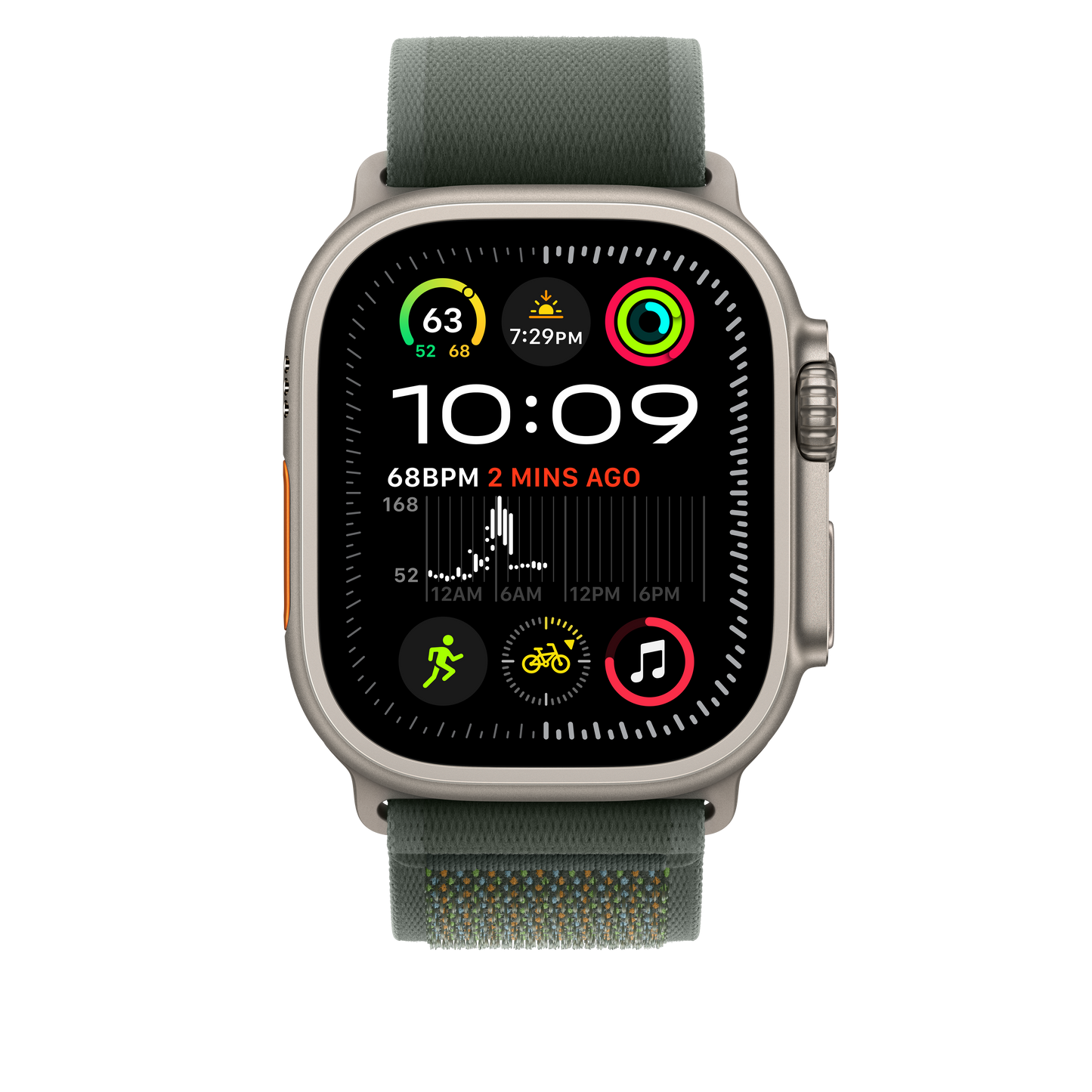 EOL Boucle Trail - Vert (49 mm) - M/L - Titane naturel