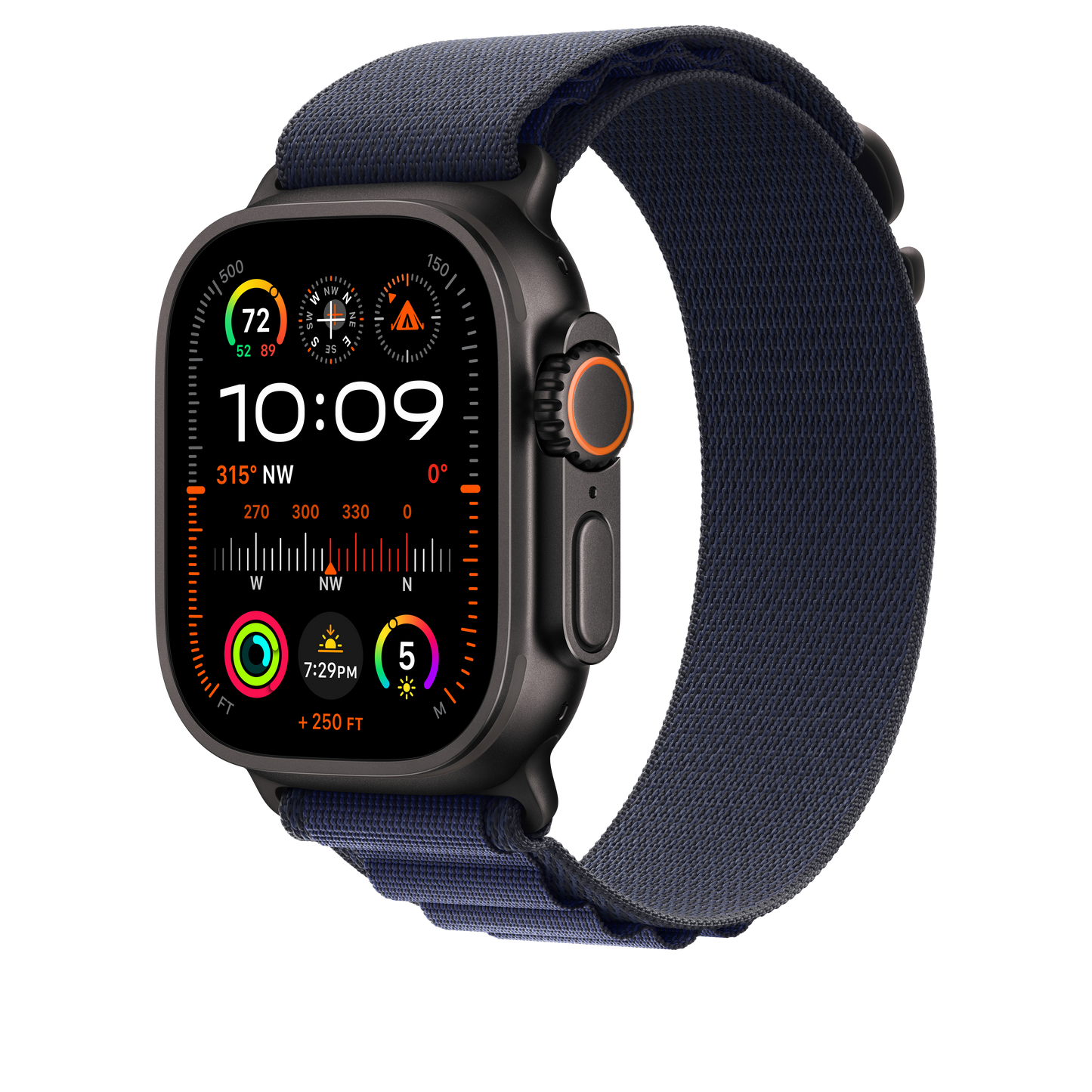 EOL Boucle Alpine - Marine (49 mm) - L - Titane noir