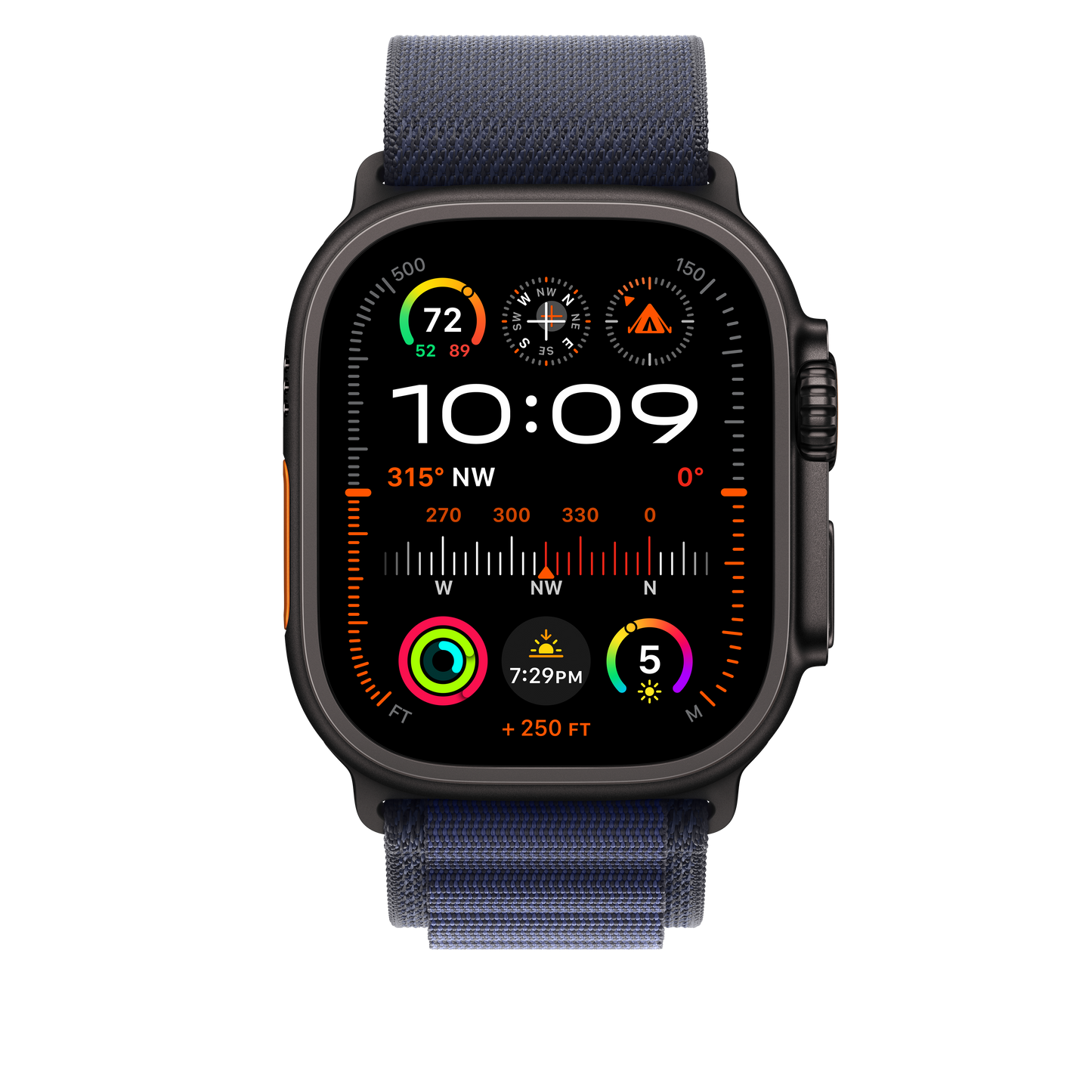 EOL Boucle Alpine - Marine (49 mm) - L - Titane noir