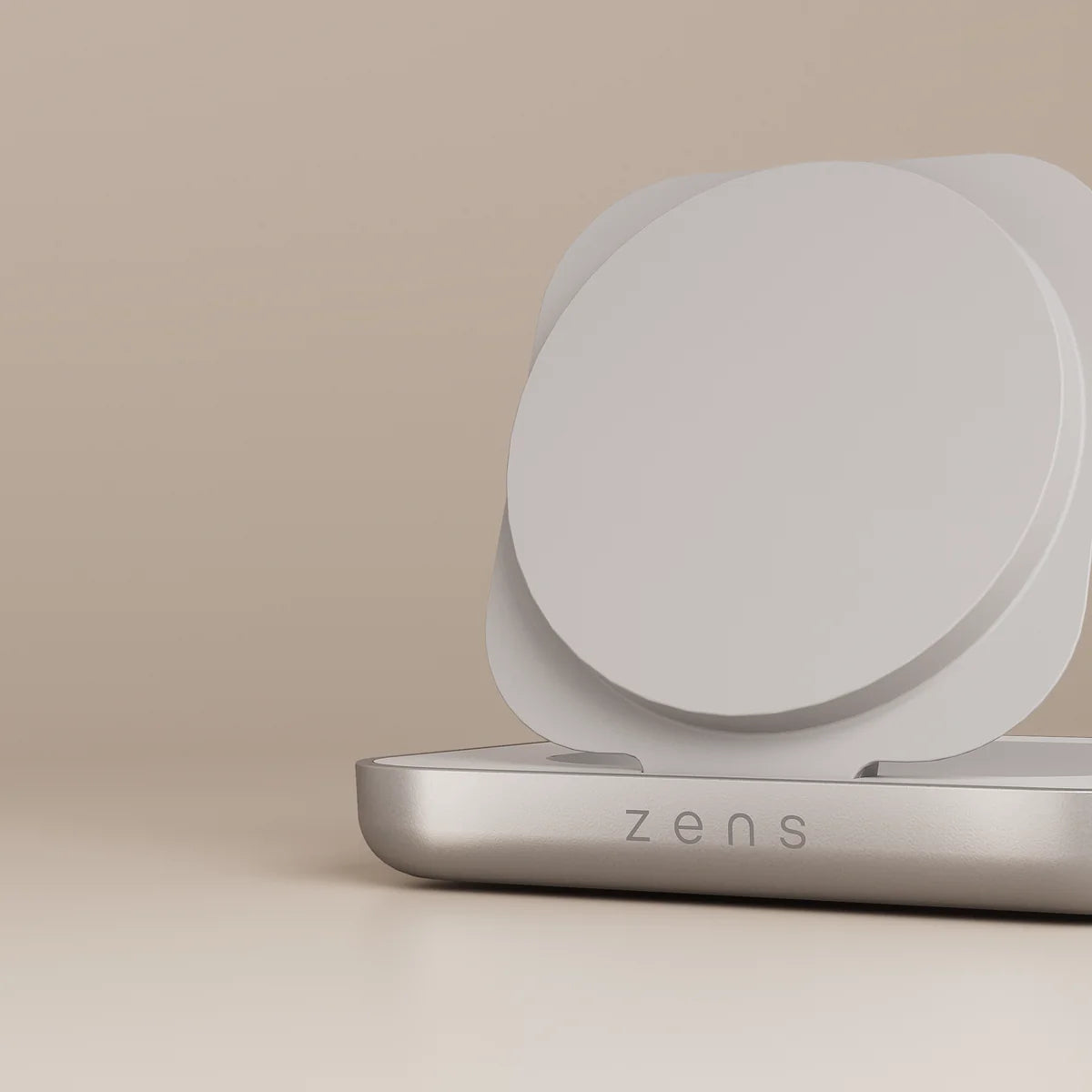 Zens Magnetic Nightstand Charger (Qi2) - Wit