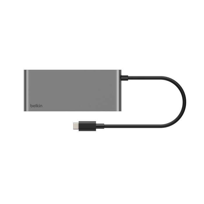 Belkin Connect | 8-en-1 Hub USB-C (USB-C / USB-C PD / 2 x USB-A / 2,5 Gb Ethernet / HDMI / SD & microSD card)