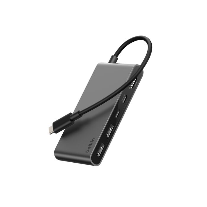Belkin Connect | 5-en-1 Hub USB-C (USB-C / USB-C PD 3.0 / 2 x USB-A / HDMI 2.0)