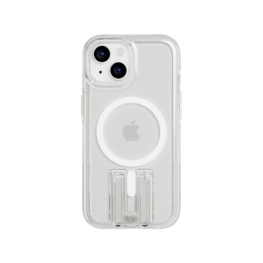 Tech21 Evo Crystal avec MagSafe pour iPhone 15 - Blanc
