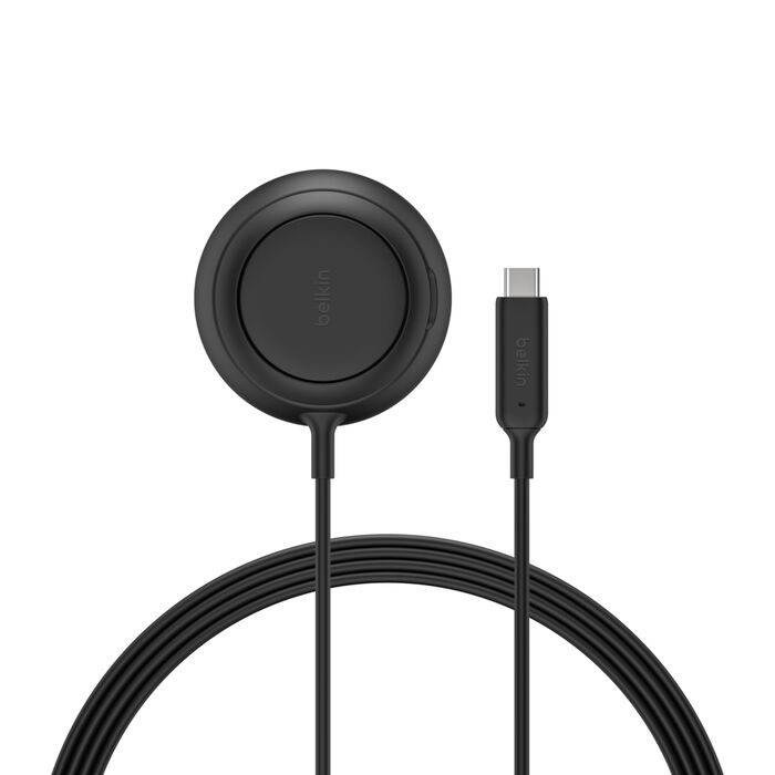 Belkin UltraCharge | Magnetische lader met Qi2 (25W) - Ronde kickstand - Zwart