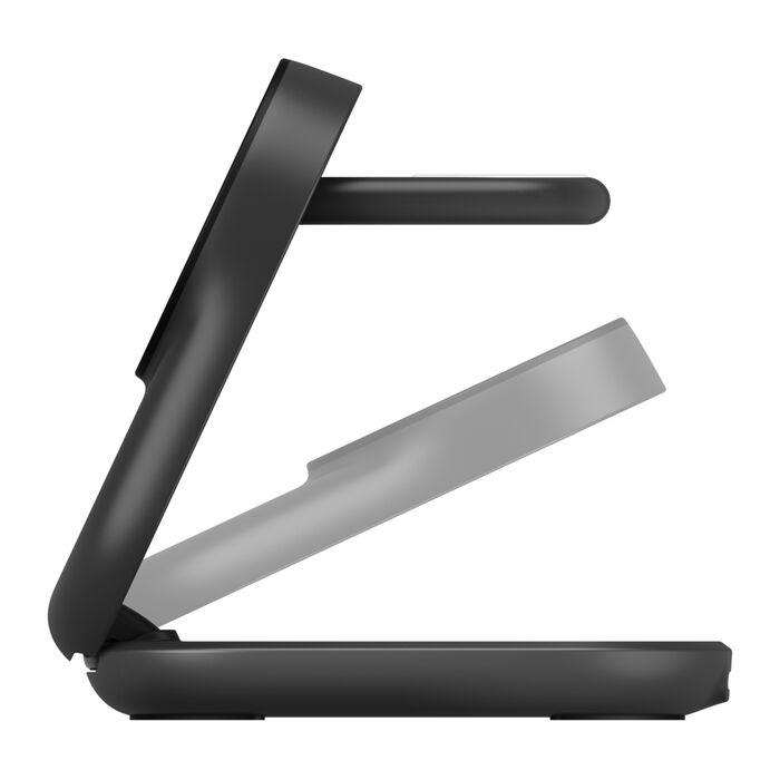Belkin UltraCharge | 3-in-1 magnetische draadloze laadstandaard met Qi2 (25 W) - Zwart