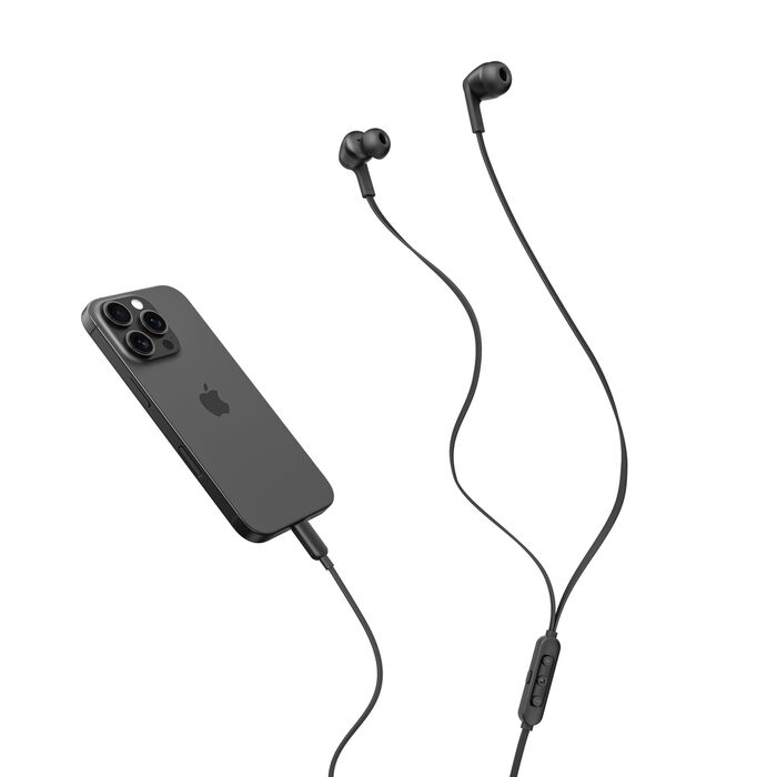 Belkin SoundForm | Écouteurs avec connecteur et avec ANC (USB-C) - Noir