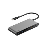 Belkin Connect | 8-en-1 Hub USB-C (USB-C / USB-C PD / 2 x USB-A / 2,5 Gb Ethernet / HDMI / SD & microSD card)