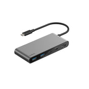 Belkin Connect | 7-in-1 USB-C-hub (USB-C / USB-C PD 3.0 / 2 x USB-A / HDMI 2.0 / SD & microSD card)
