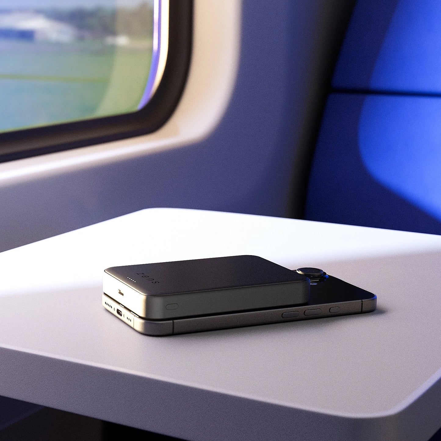 Zens Pro 2 | Semi Solid State 10.000mAh-batterie externe avec Qi2 - Noir