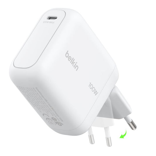 Belkin BoostCharge | USB-C GaN-wandlader (100 W) - Wit