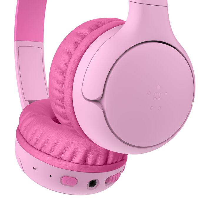 Belkin SoundForm Mini 2 | Casque audio sans fil pour enfants - Rose