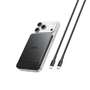 Belkin UltraCharge Pro | Magnetische draadloze 5.000mAh-powerbank met Qi2 & BoostSolid-cel - Zwart
