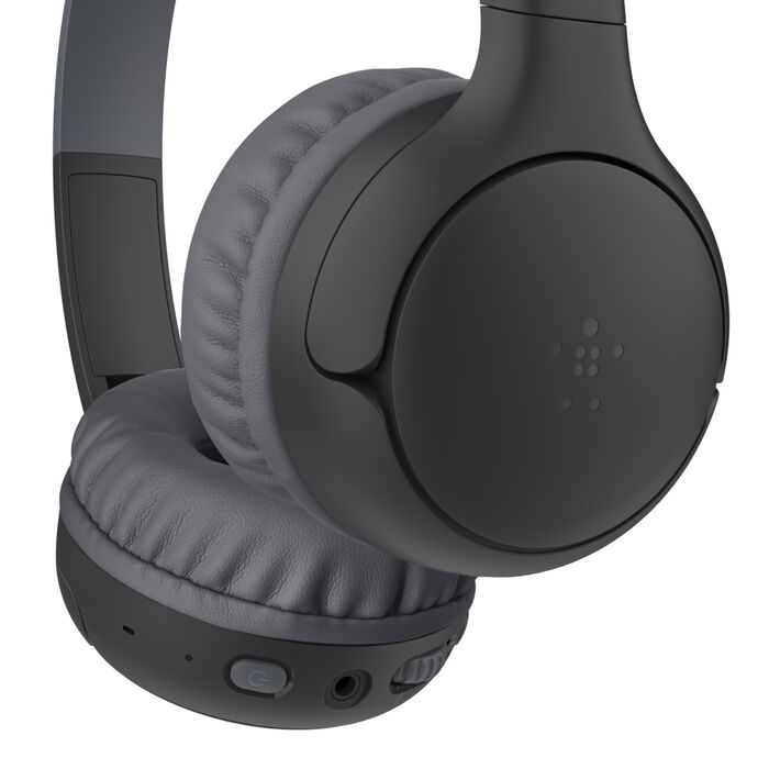 Belkin SoundForm Mini | Casque audio sans fil pour enfants - Noir