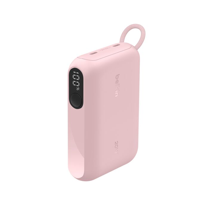 Belkin BoostCharge | 10.000mAh-powerbank met display (20W) - Roze
