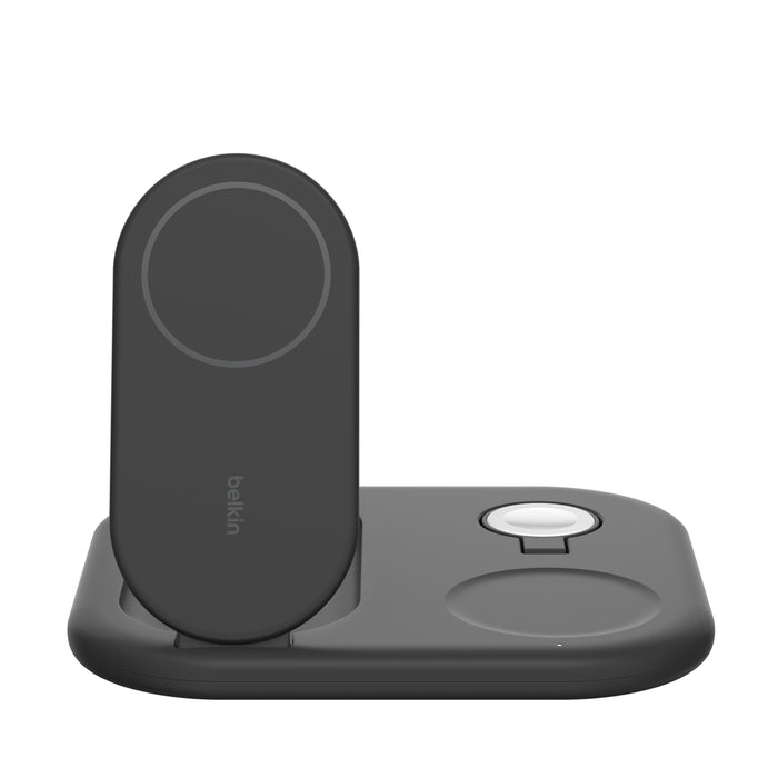 BoostCharge Pro | Station de recharge sans fil 3-en-1 avec Qi2 (15 W) - Noir