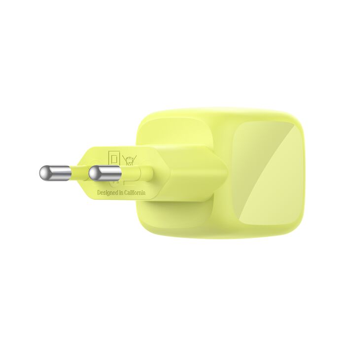 Belkin BoostCharge | USB-C-wandlader (30 W) + USB-C/USB-C-kabel - 2m - Citrus