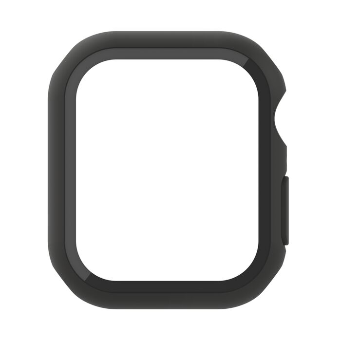 Belkin ScreenForce | TemperedCurve Antimicrobiële Screenprotector + bumper voor Apple Watch Series 9/8/7/SE - 44/45 mm - Zwart