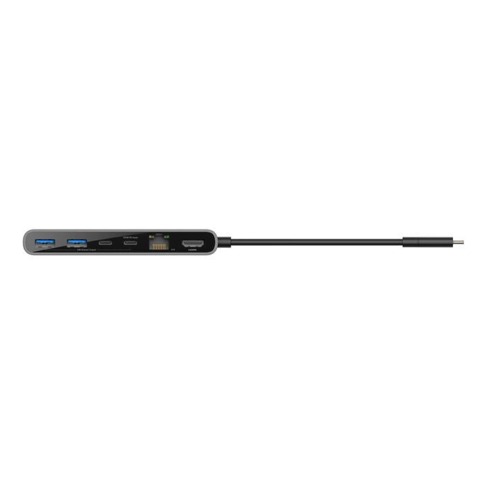 Belkin Connect | 8-en-1 Hub USB-C (USB-C / USB-C PD / 2 x USB-A / 2,5 Gb Ethernet / HDMI / SD & microSD card)