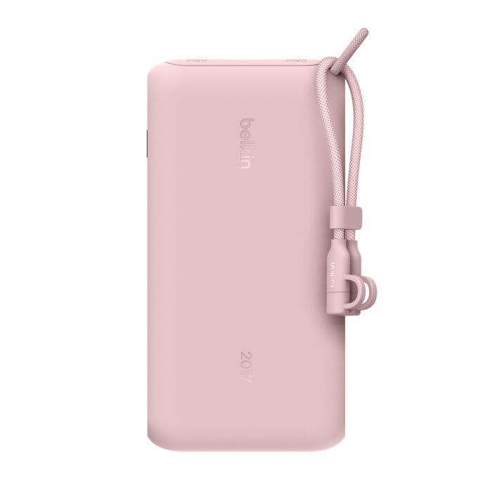 Belkin BoostCharge | 20.000mAh-powerbank met display (20W) - Roze