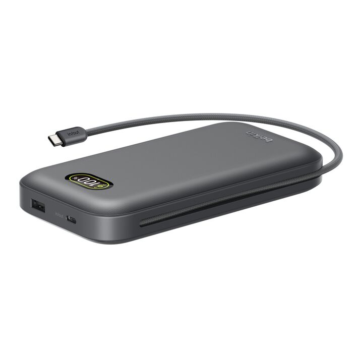 Belkin UltraCharge Pro | Batterie portable 27.000mAh - Affichage numérique (240W) - Noir