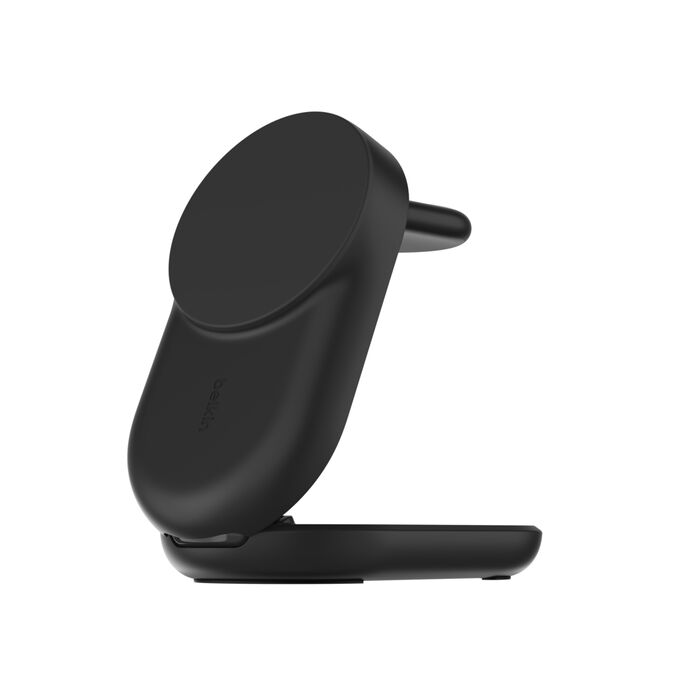 Belkin UltraCharge | 3-in-1 magnetische draadloze laadstandaard met Qi2 (25 W) - Zwart