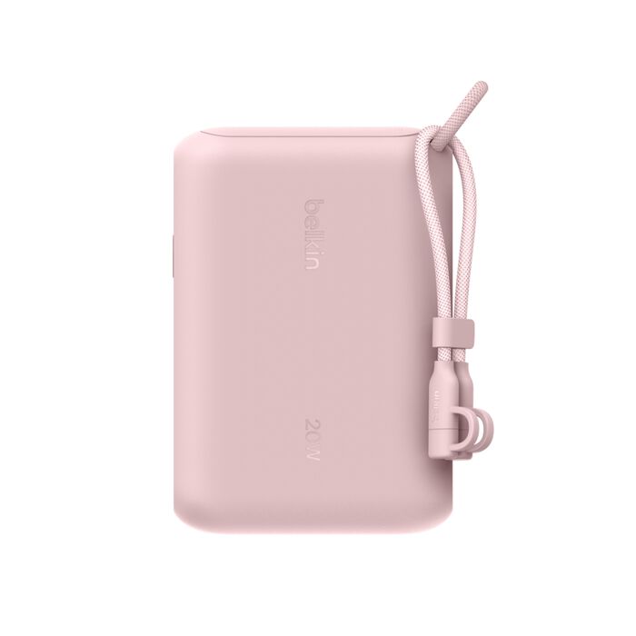 Belkin BoostCharge | 10.000mAh-powerbank met display (20W) - Roze