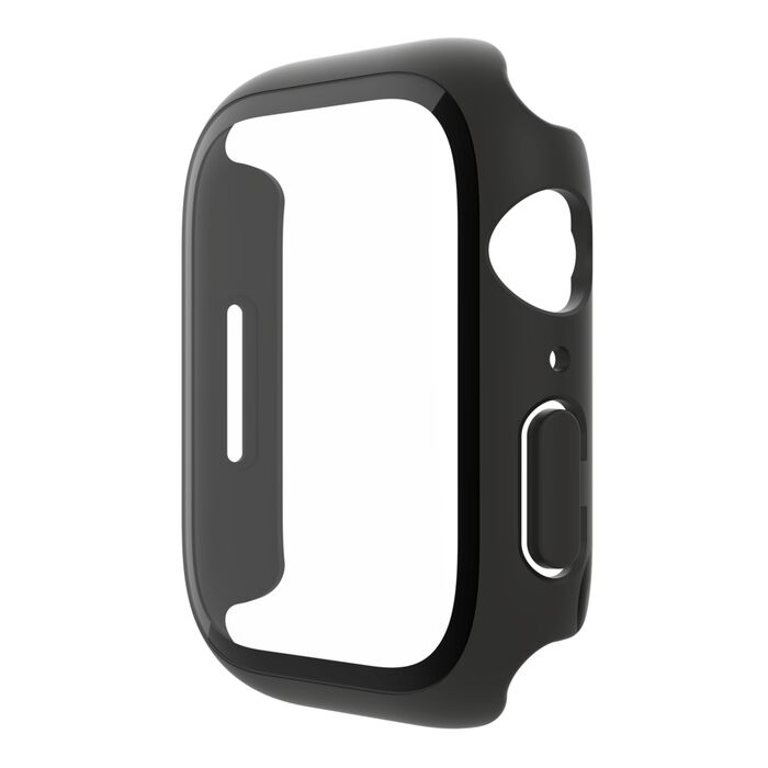 Belkin ScreenForce | TemperedCurve Antimicrobiële Screenprotector + bumper voor Apple Watch Series 10/11 - 42 mm - Zwart