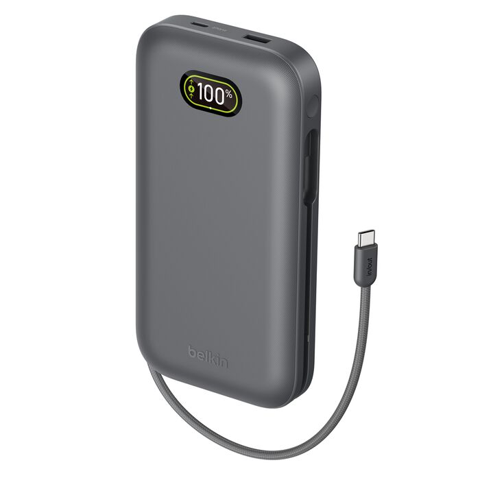 Belkin UltraCharge Pro | Batterie portable 27.000mAh - Affichage numérique (240W) - Noir